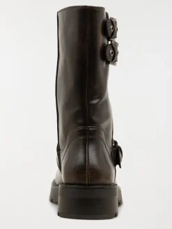 Bottines zippées plates femme (36-41)