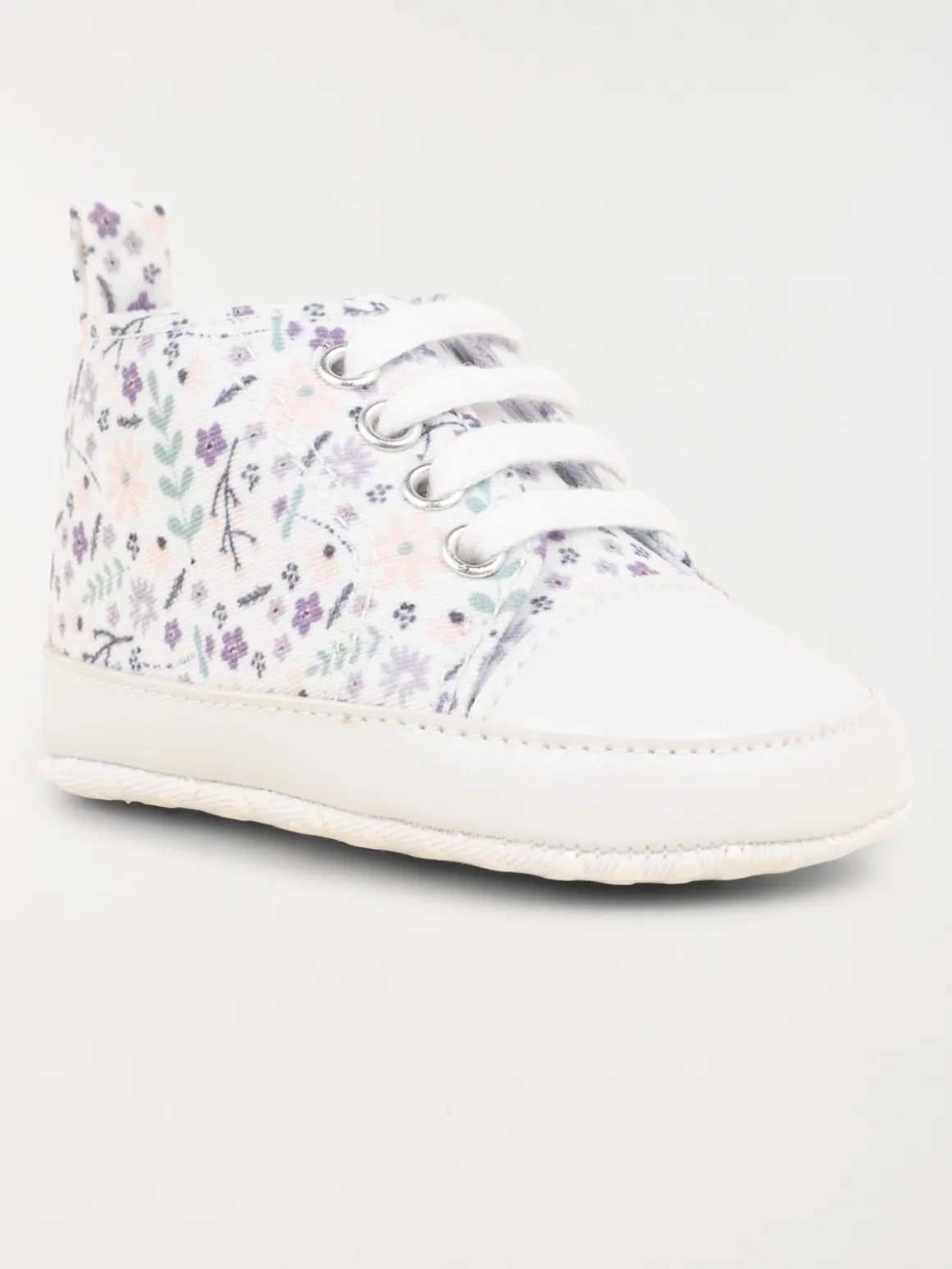 Bottons fleuris lacets fille (16-20)