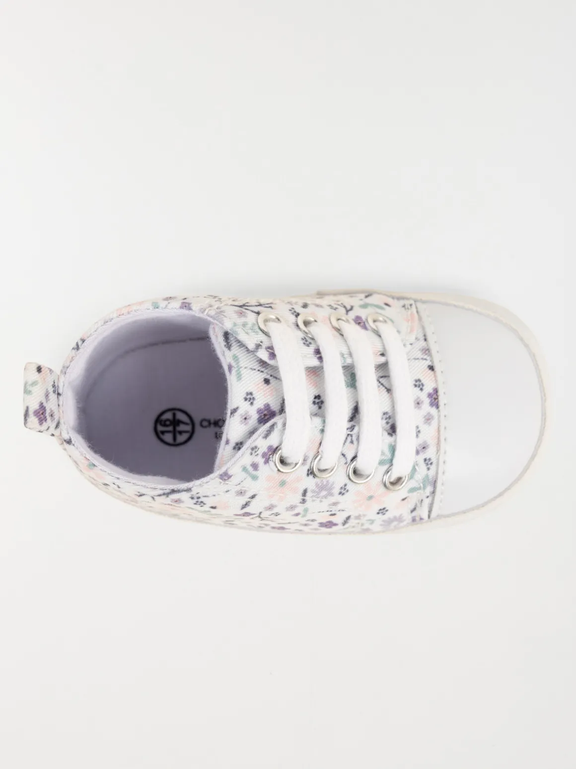 Bottons fleuris lacets fille (16-20)
