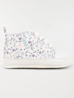 Bottons fleuris lacets fille (16-20)