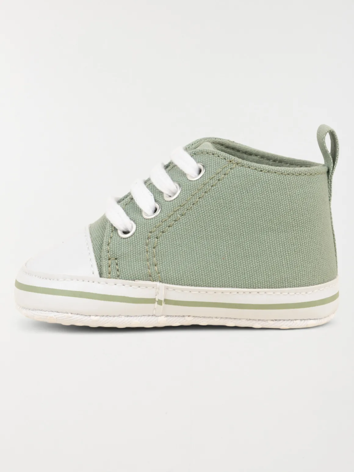Bottons lacets sauge fille (16-21)
