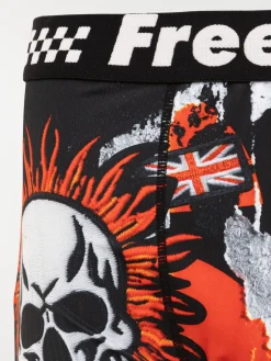 Boxer FREEGUN punky rouge homme