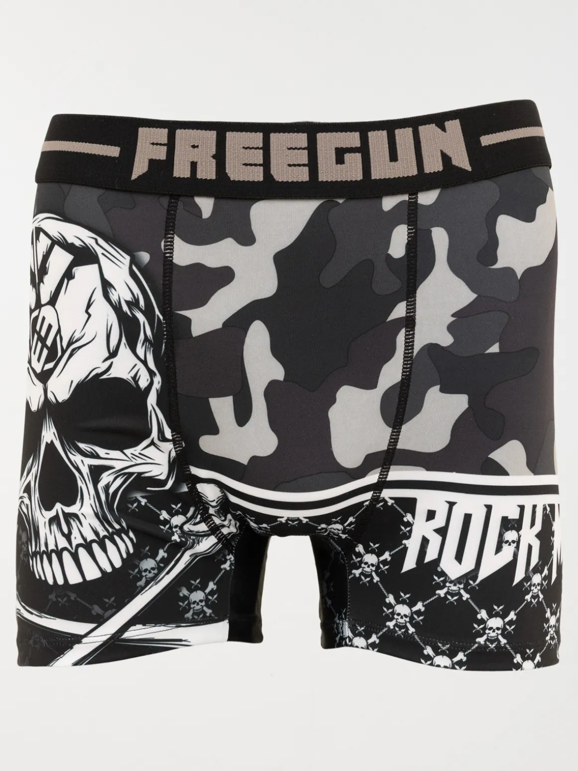 Boxer FREEGUN tête de mort homme