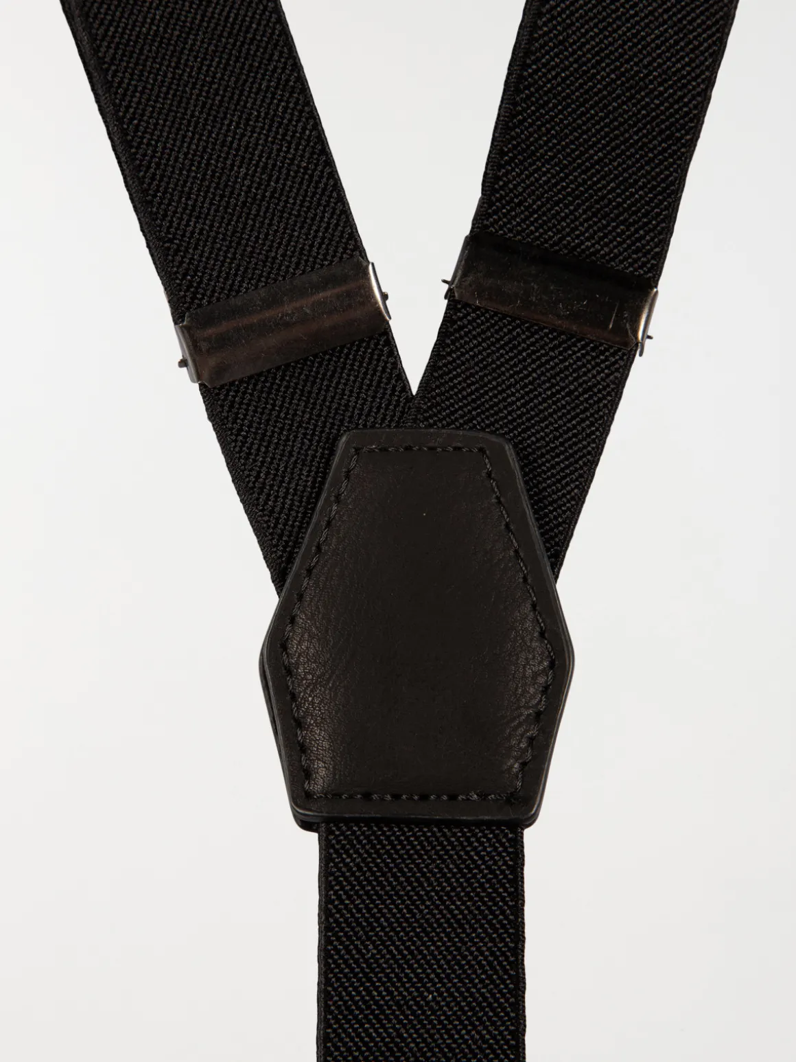 Bretelles noires homme