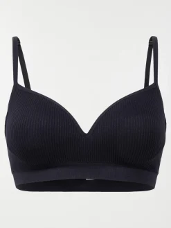 Bustier côtelé noir femme (S-XL)