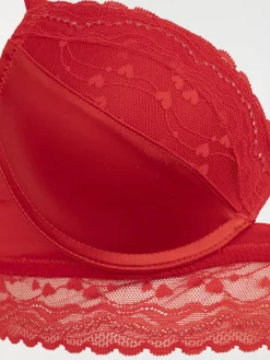 Bustier dentelle coeur femme (85B-95E)