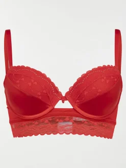 Bustier dentelle coeur femme (85B-95E)