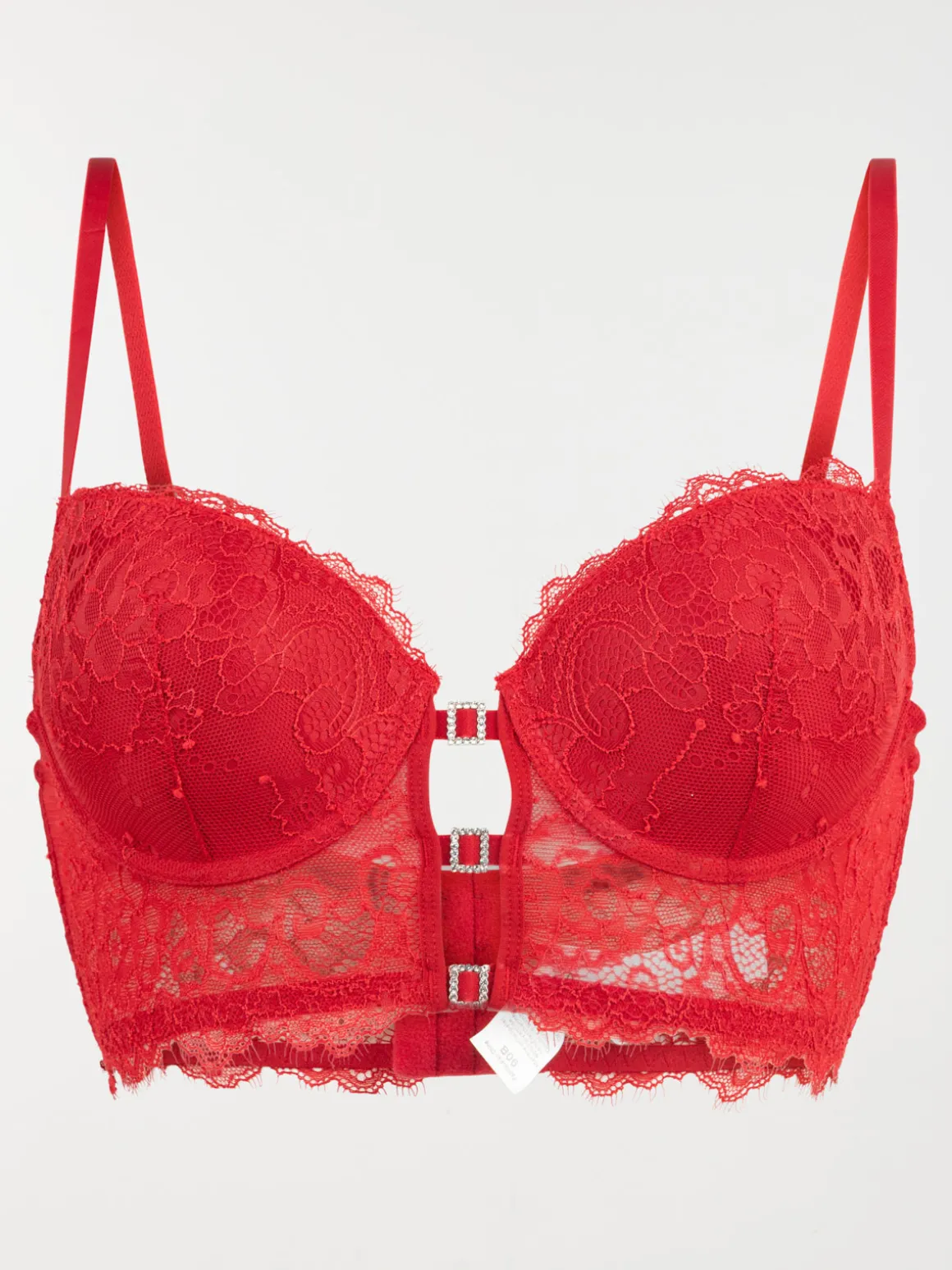 Bustier dentelle rouge femme (85B-95E)