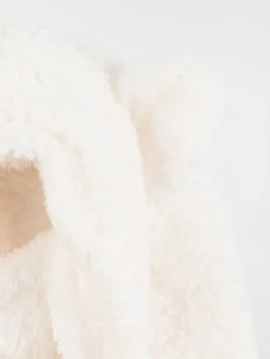 Cagoule oreilles 3D écru fille