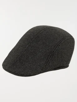 Casquette béret homme gris chiné