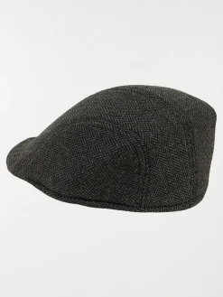 Casquette béret homme gris chiné