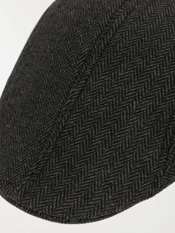 Casquette béret homme gris chiné