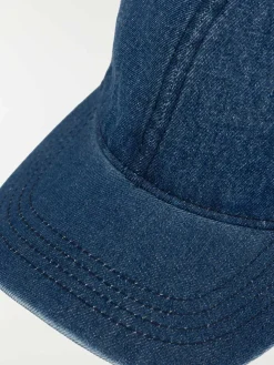 Casquette homme jean brut