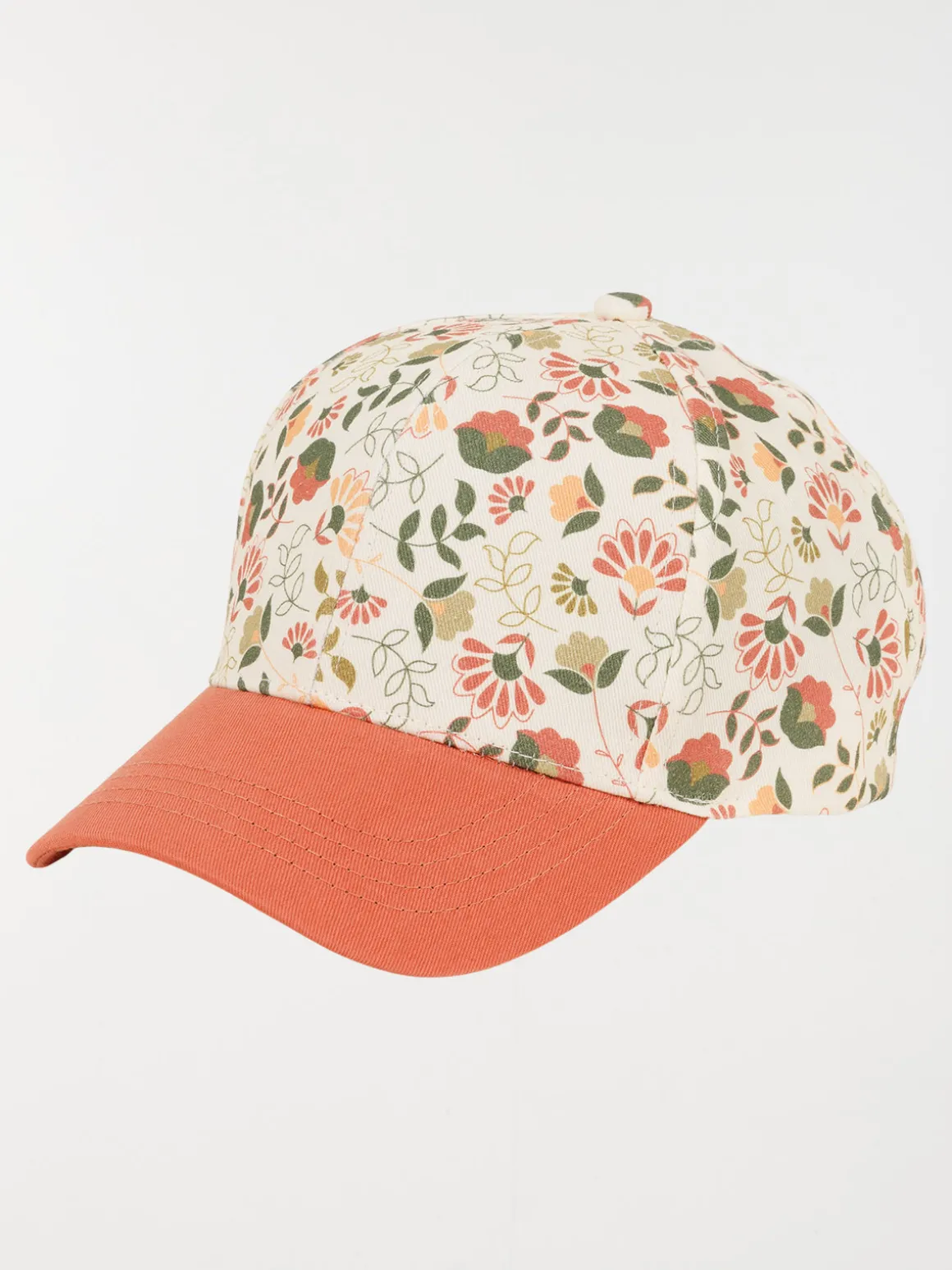 Casquette imprimée fleuri fille