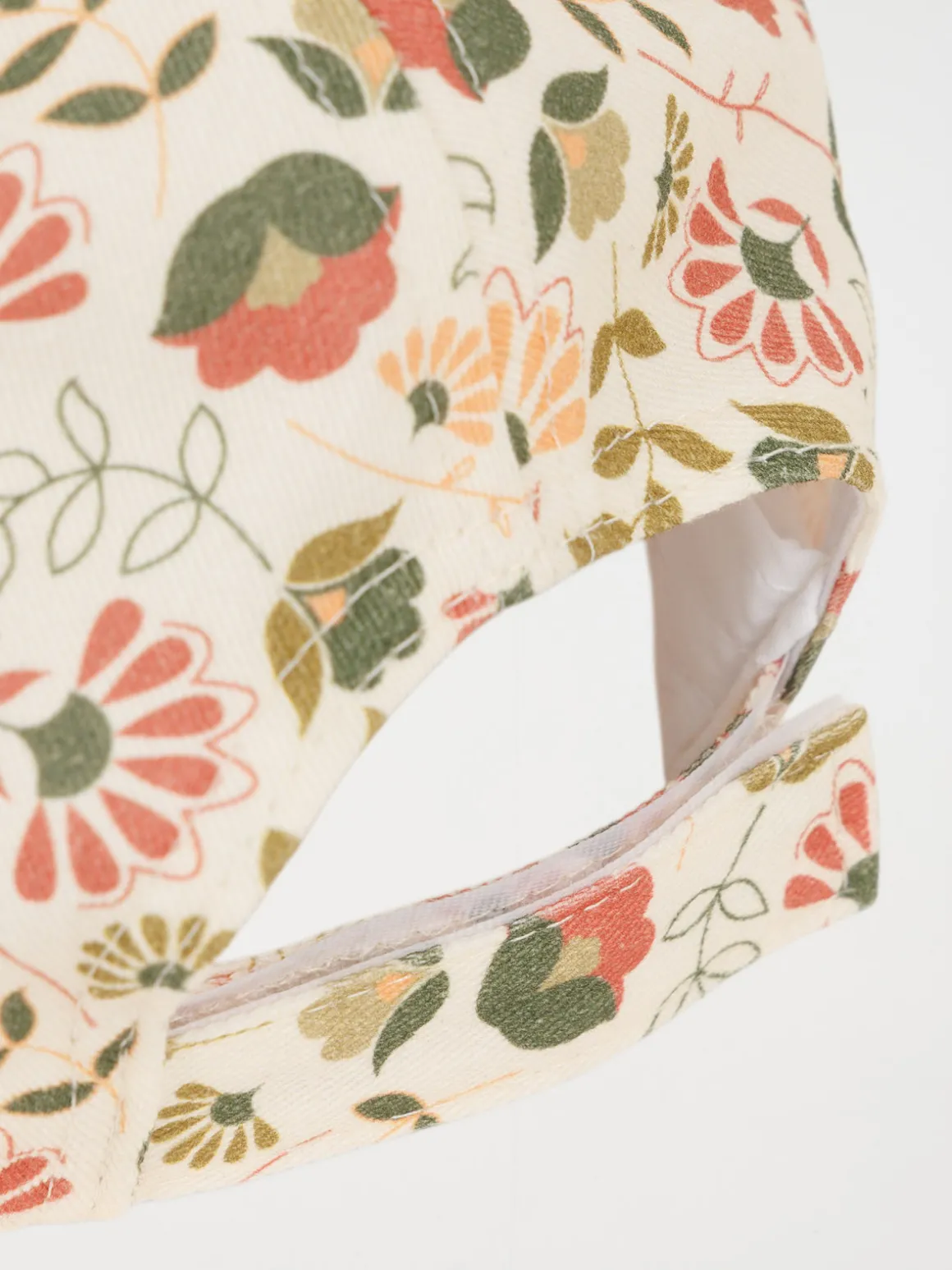 Casquette imprimée fleuri fille