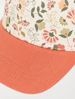 Casquette imprimée fleuri fille