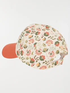 Casquette imprimée fleuri fille