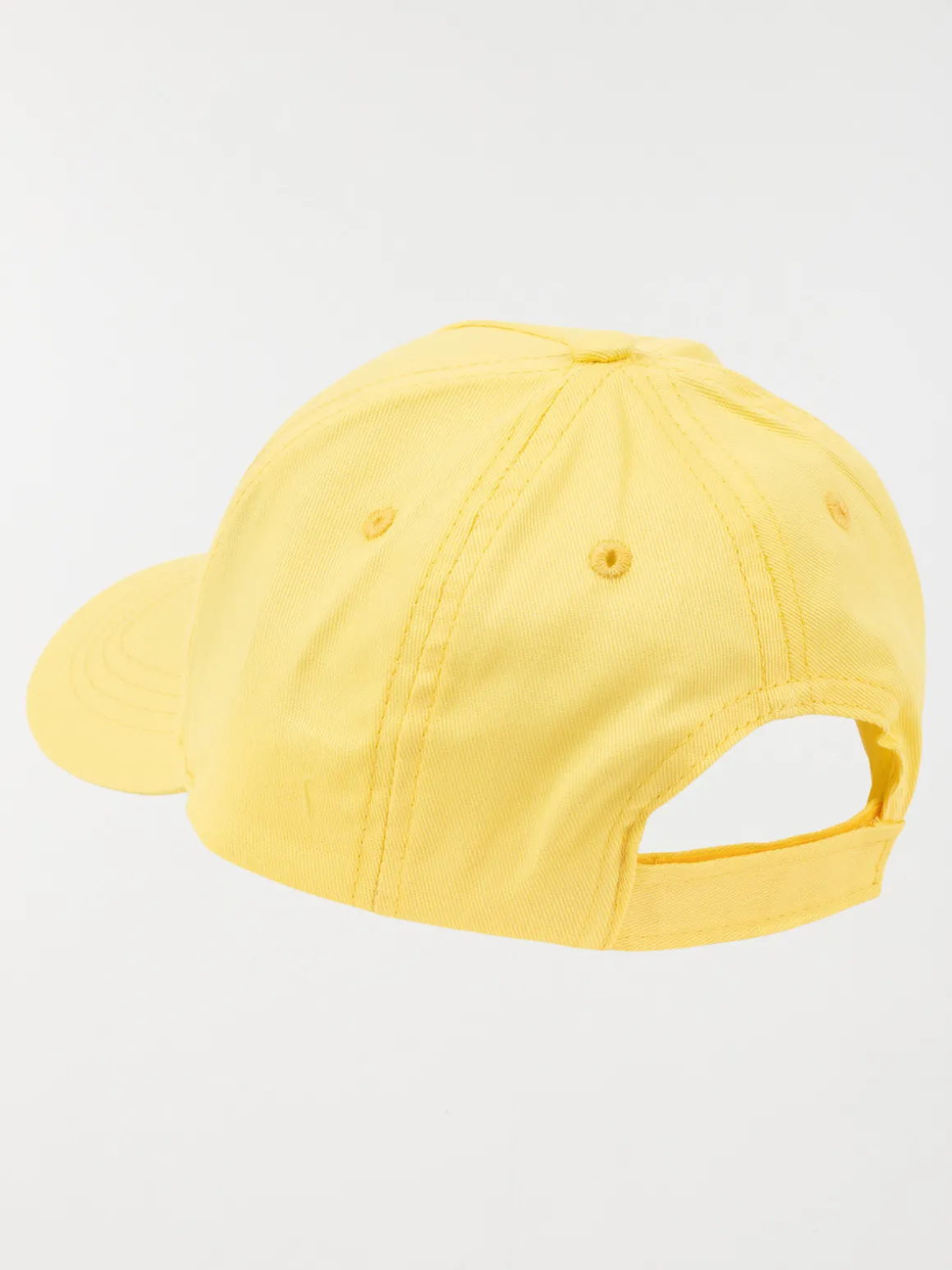 Casquette jaune clair coeur rose fille