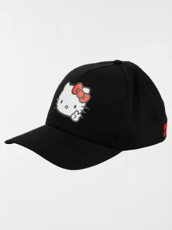 Casquette noire Hello Kitty femme