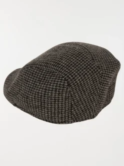 Casquette pied de poule homme