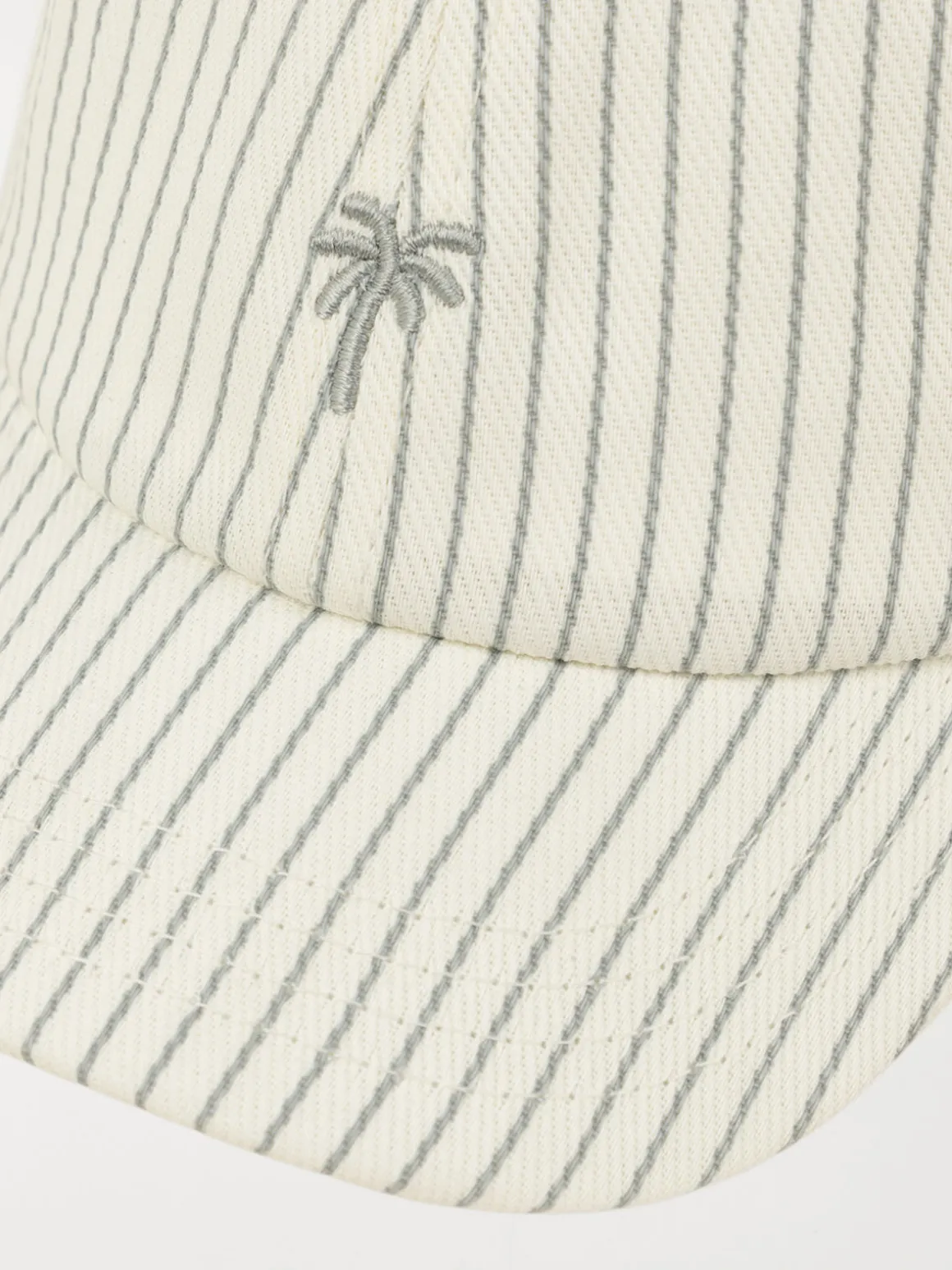 Casquette rayée broderie palmier garçon