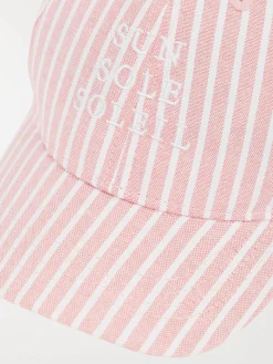 Casquette rayée fille