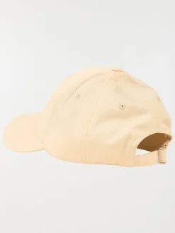 Casquette unie beige rosé femme