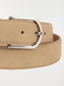 Ceinture beige homme