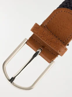 Ceinture élastique marine navy homme