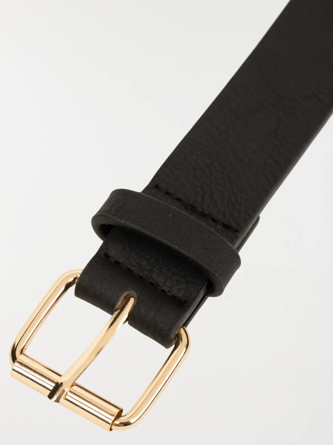 Ceinture oeillet noire femme