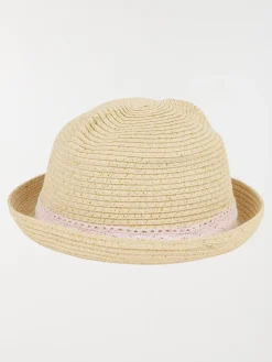 Chapeau chat brodé fille