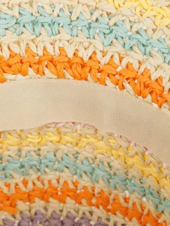Chapeau multicolore fille