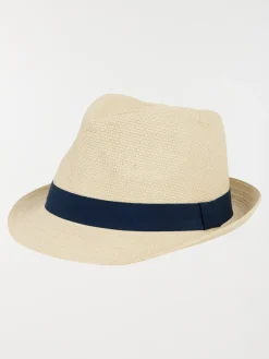 Chapeau paille marine enfant
