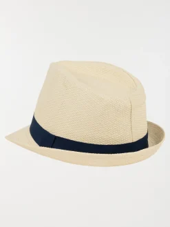 Chapeau paille marine enfant