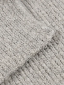 Écharpe femme gris clair chiné