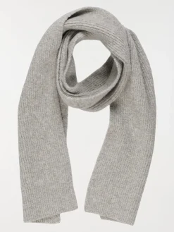 Écharpe femme gris clair chiné