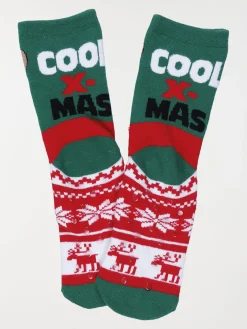 Chaussette de Noël renne lunette soleil
