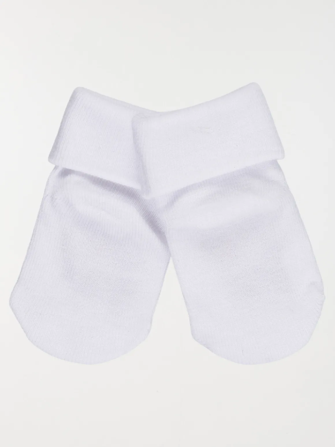 Chaussettes blanches message bébé