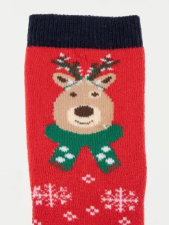 Chaussettes de Noël imprimées bébé