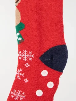 Chaussettes de Noël imprimées bébé