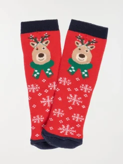 Chaussettes de Noël imprimées bébé