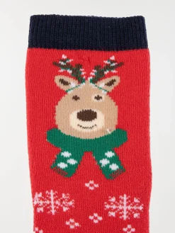 Chaussettes de Noël imprimées bébé
