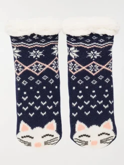 Chaussettes douces chat fille