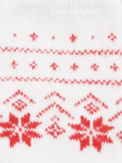 Chaussettes douces imprimé de noël femme