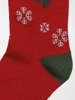 Chaussettes imprimées de noël homme