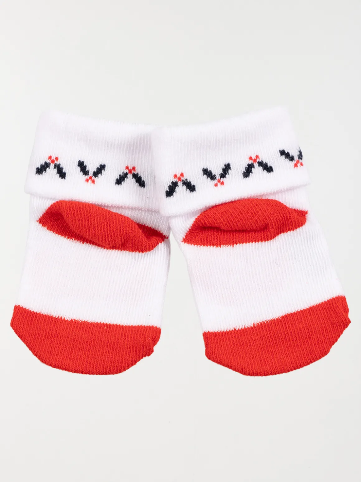 Chaussettes papa noël bébé