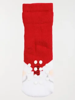 Chaussettes rouges père-noël bébé