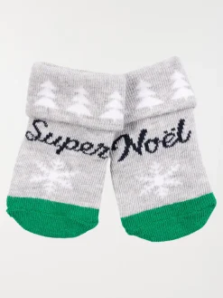 Chaussettes super noël bébé