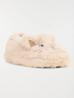 Chausson animal beige fille (24-30)