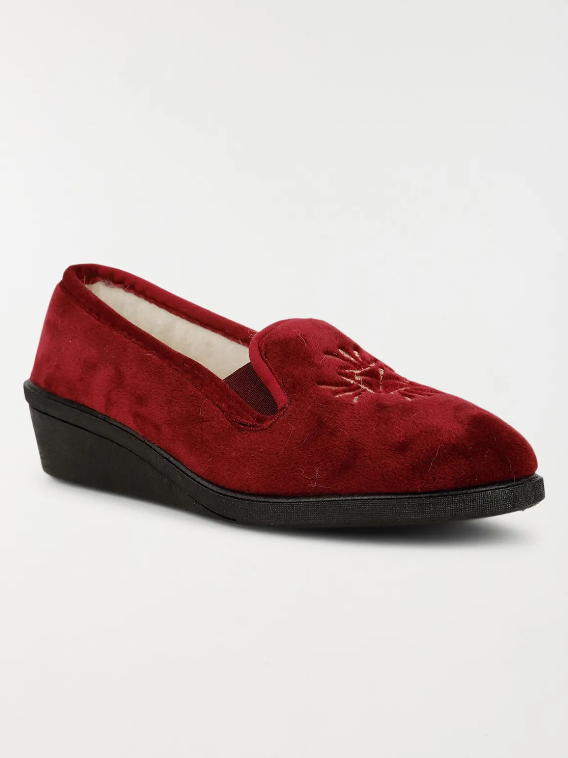 Chausson bordeaux femme (36-41)